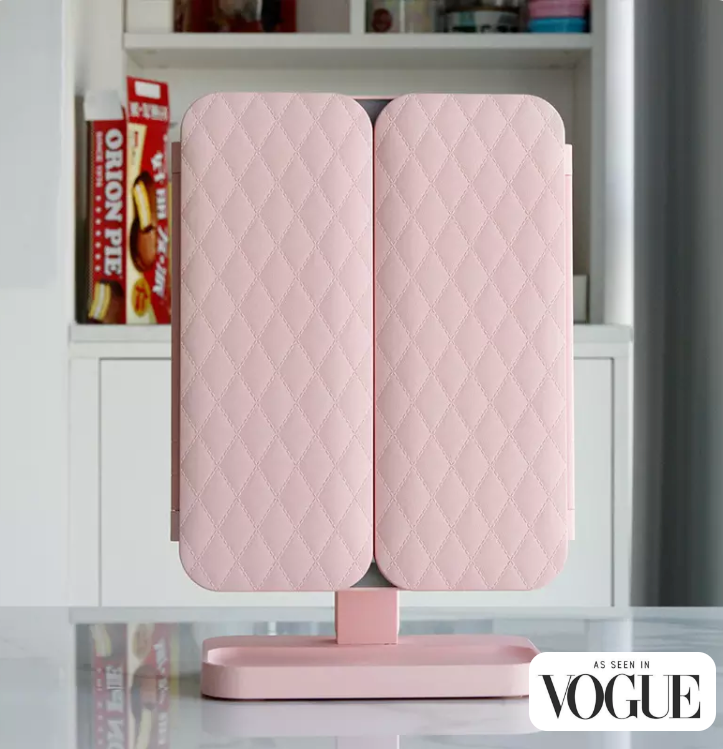 Trifold LED Makeup Mirror