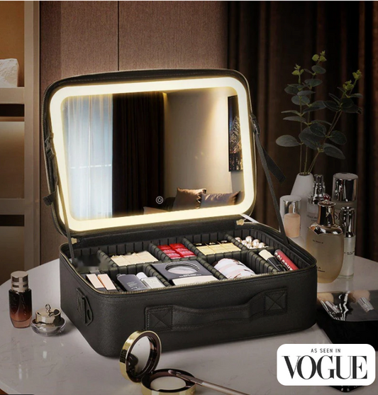 Premium Makeup Bag with LED Mirror