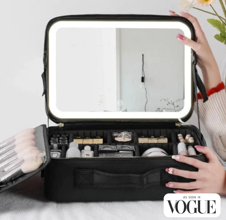 Premium Makeup Bag with LED Mirror