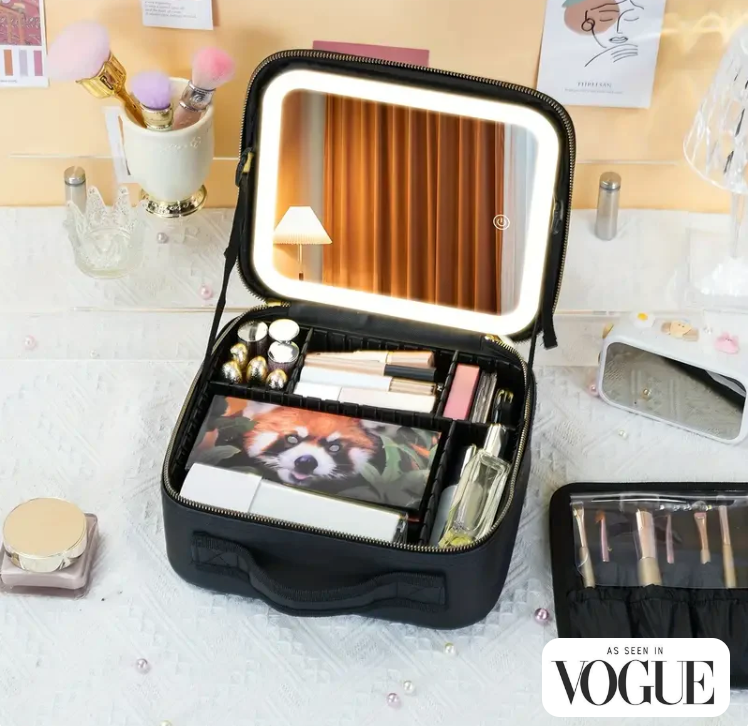 Premium Makeup Bag with LED Mirror