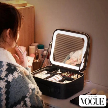 Premium Makeup Bag with LED Mirror
